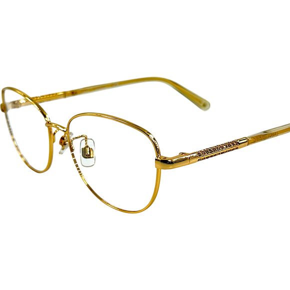 Swarovski SK5386 H Womens Metal Eyeglass Frame 030 Shiny Deep Gold 54-16 main image 5